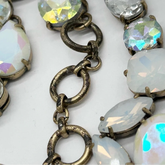 J. Crew Rare Crystal Moon Necklace - Picture 3 of 6